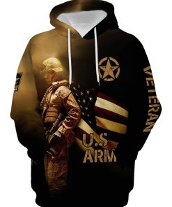 Us Army Veteran Soldier American Flag 3d Hoodie, T-shirt AM3101