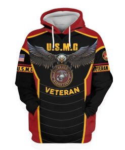 Us Marine Corps Bald Eagle 3d Hoodie, T-shirt