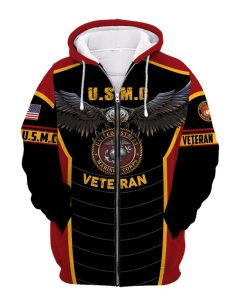Us Marine Corps Bald Eagle 3d Hoodie, T-shirt