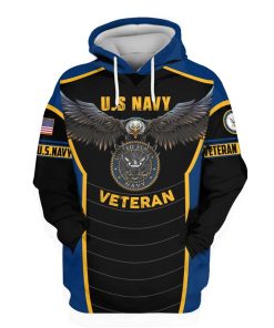 Us Navy Bald Eagle 3d Hoodie, T-shirt