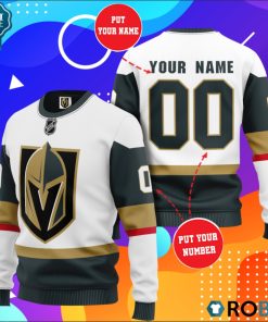 Vegas Golden Knights Personalized All Over Print Sweater