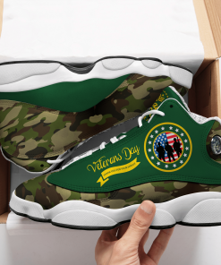 Veterans Day Thank You For Your Service Camouflage Jordan 13