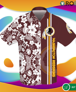 Washington Redskins Casual Button-Down Shirt - Plangraphics