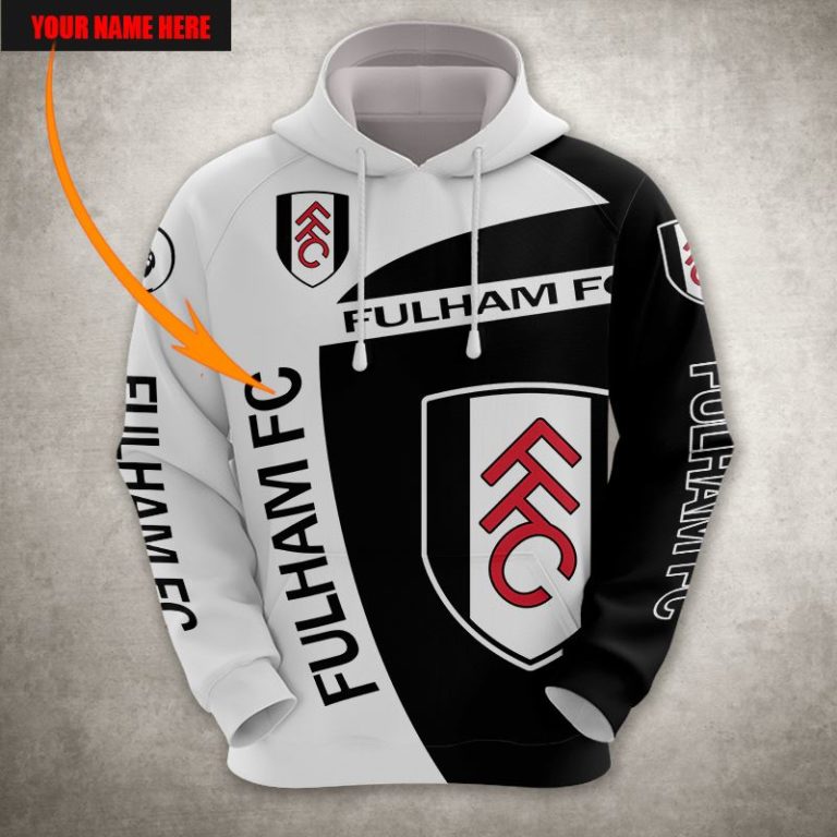 Fulham FC Personalized 3D Print Hoodie, T Shirt, Bomber