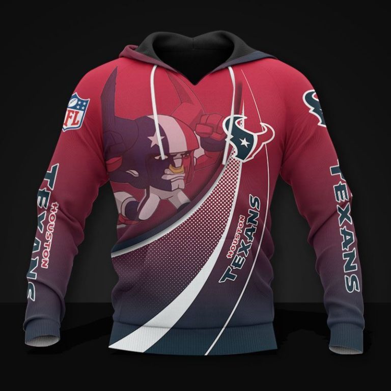 Houston Texans Rush Zone 3D Print Hoodie, T Shirt, Bomber