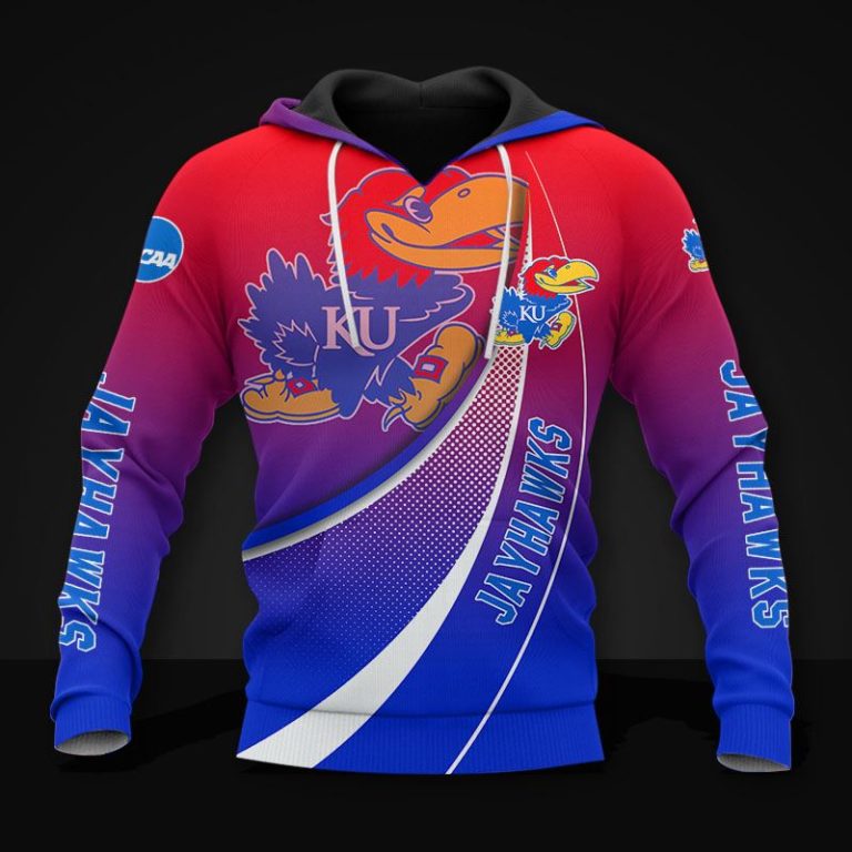 Jayhawks 3D Print Hoodie, T Shirt, Bomber