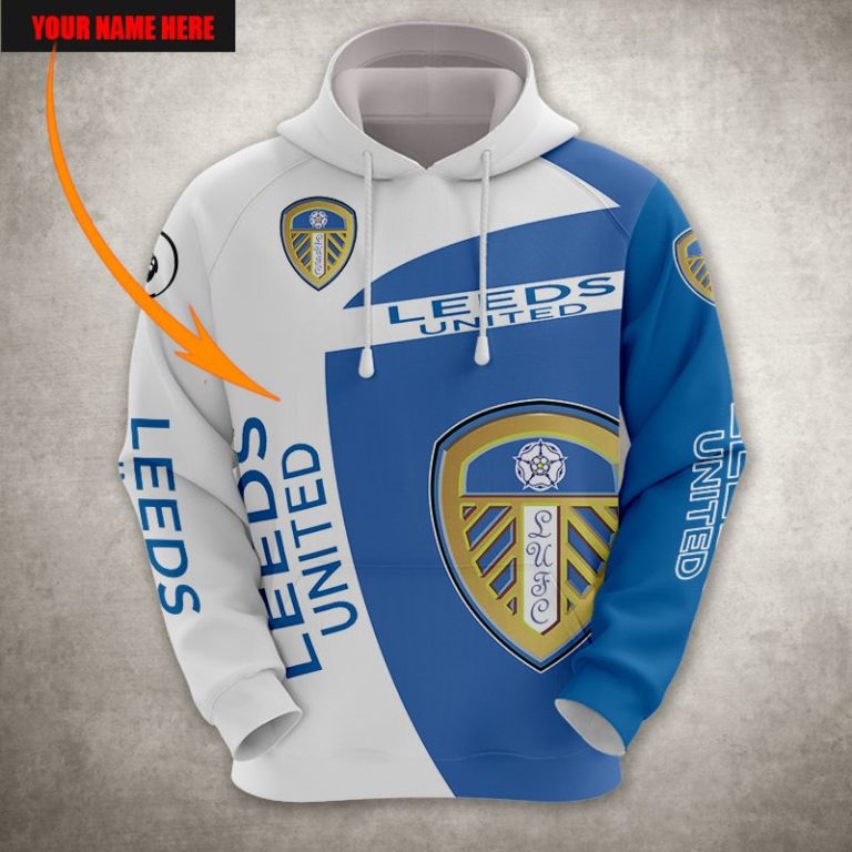 Leeds United FC Personalized 3D Print Hoodie, T Shirt, Bomber