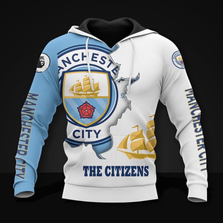 Manchester City FC 3D Print Hoodie, T Shirt, Bomber
