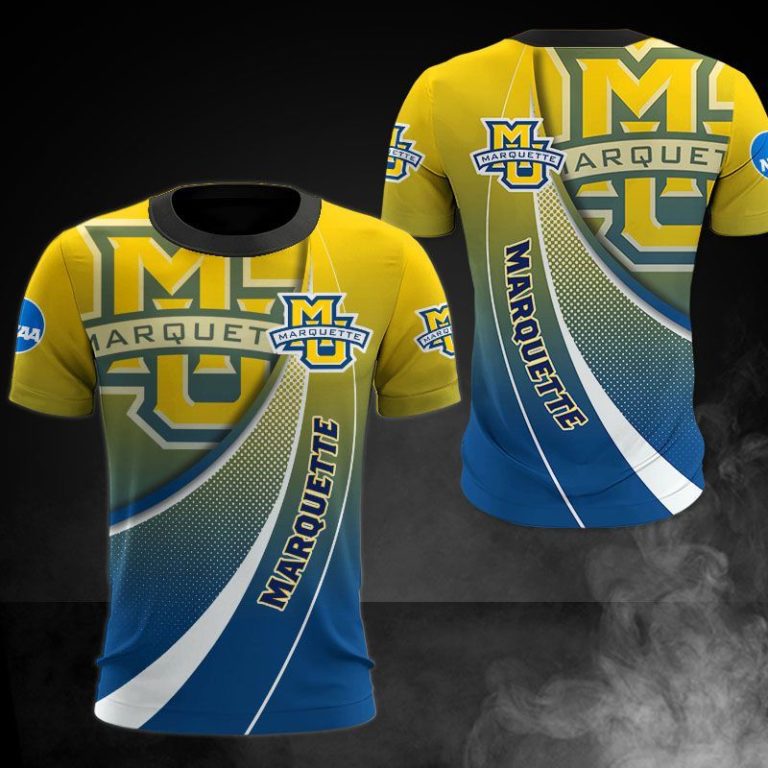 Marquette Golden Eagles 3D Print Hoodie, T Shirt, Bomber