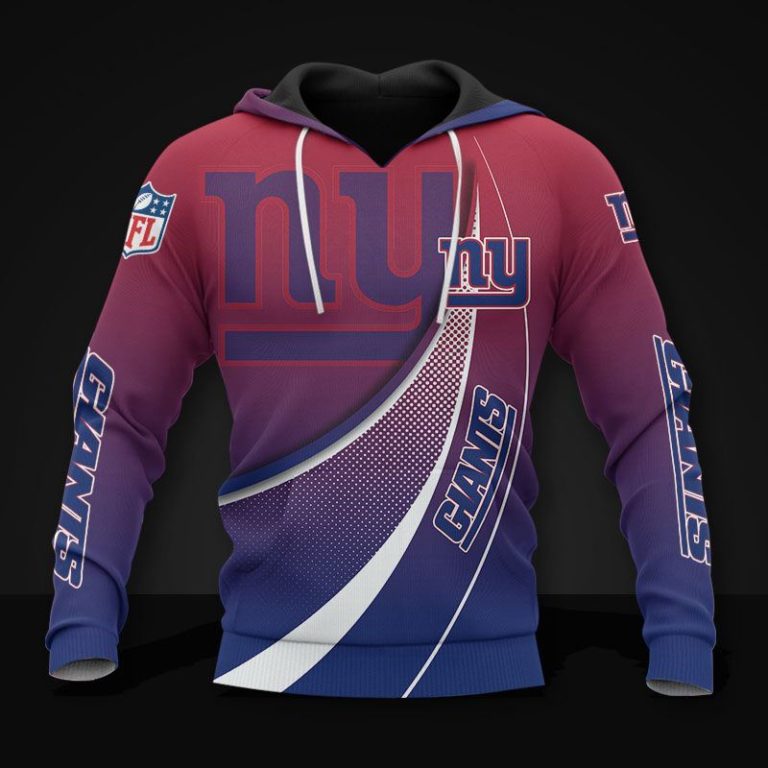 New York Giants 3D Print Hoodie, T Shirt, Bomber