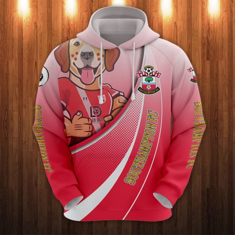 Southampton FC Super Saint Full Print Hoodie, T Shirt, Bomber