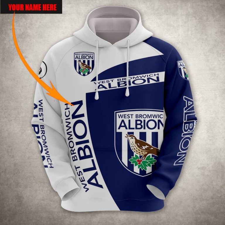 West Bromwich Albion Personalized 3D Print Hoodie, T Shirt, Bomber