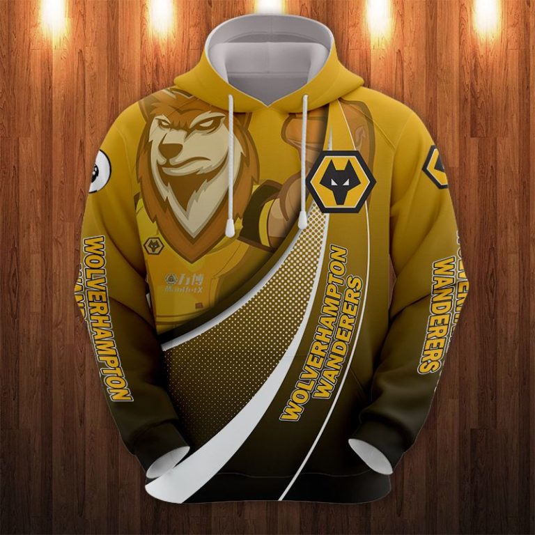 Wolvehampton Wanderers Mascot 3D Print Hoodie, T Shirt, Bomber
