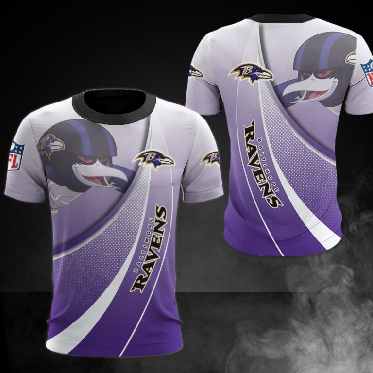 Baltimore Ravens Rusher Dragon Full Print Hoodie, T Shirt, Bomber