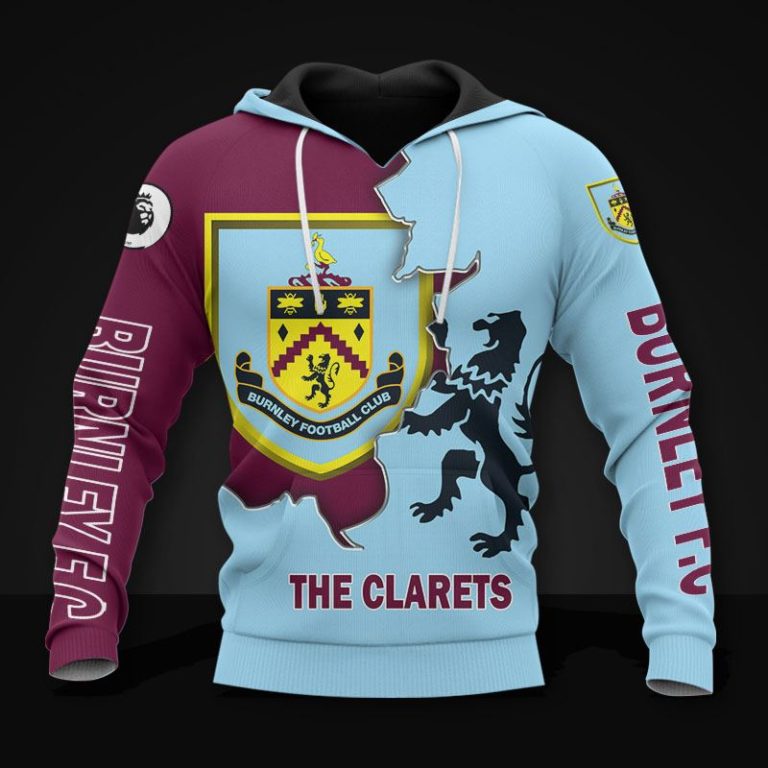 Burnley Football Club 3D Print Hoodie, T Shirt, Bomber