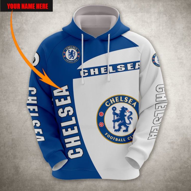 Chelsea FC Personalized 3D Print Hoodie, T Shirt, Bomber