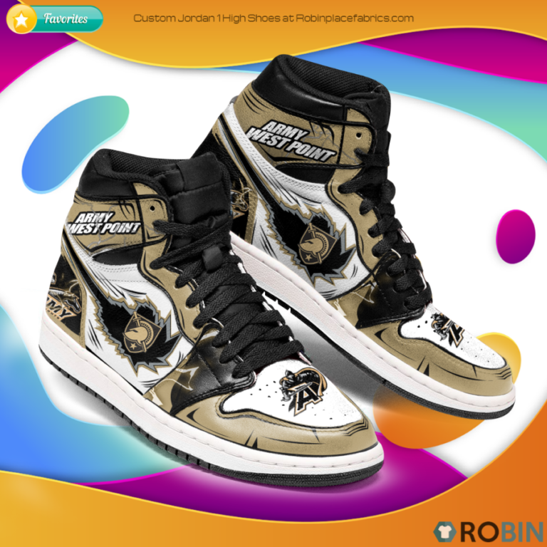 Army Black Knights Army West Point Jordan 1 High Sneaker