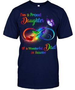 Butterfly Daughter My Father In Heaven T shirt