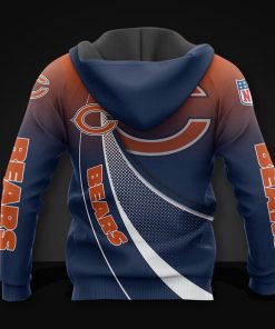 Chicago Bears 3D Print Hoodie, T Shirt, Bomber