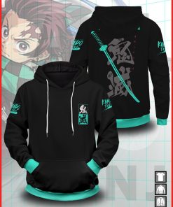 Kamado Tanjiro All Over Print Hoodie Kamado Tanjiro All Over Print Hoodie