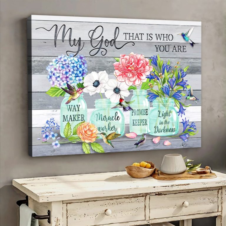 My God That Is Who You Are Wall Art – Poster, Canvas