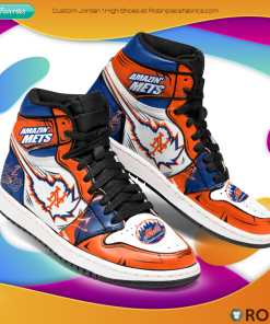 New York Mets Amazin’ Mets Jordan 1 High Sneaker