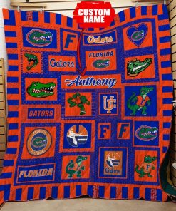 Personalized Florida Gators Ncaa Quilt Blanket
