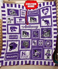Personalized Kansas State Wildcats Ncaa Quilt Blanket Personalized Kansas State Wildcats Ncaa Quilt Blanket