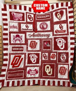 Personalized Oklahoma Sooners Ncaa Quilt Blanket Personalized Oklahoma Sooners Ncaa Quilt Blanket