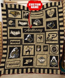 Personalized Purdue Boilermakers Ncaa Quilt Blanket Personalized Purdue Boilermakers Ncaa Quilt Blanket