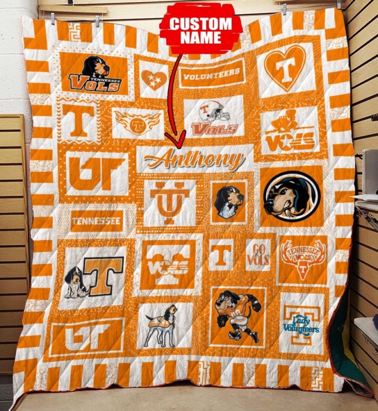 Personalized Tennessee Volunteers Ncaa Quilt Blanket