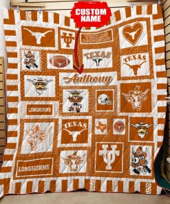 Personalized Texas Longhorns Ncaa Quilt Blanket Personalized Texas Longhorns Ncaa Quilt Blanket