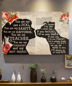 Pitbull You Are My Sanity My Happiness My Best Friend Wall Art