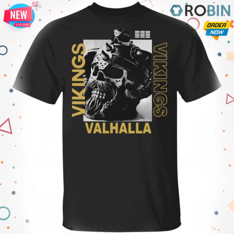 Vikings Yule Valhalla T Shirt – Hoodie – LS, Long Sleeve, Hoodie