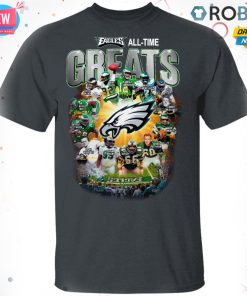 Philadelphia Eagles All Time Greats Signatures T-shirt – Hoodie – Ls
