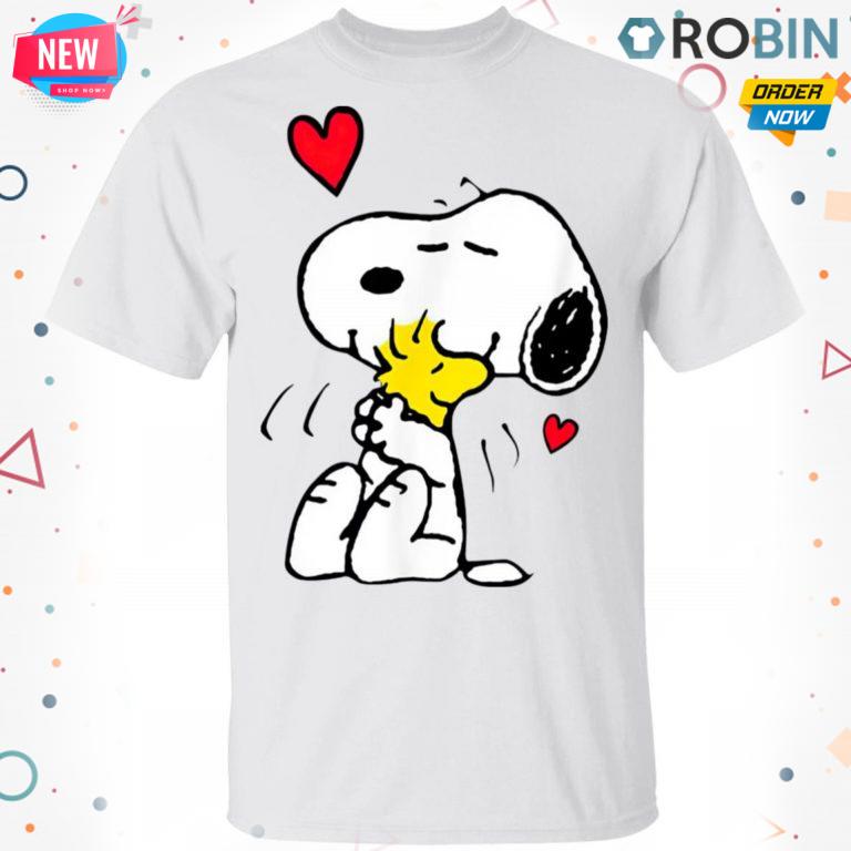 Snoopy Hug Woodstock Valentine?s Day T-shirt – Hoodie – Ls