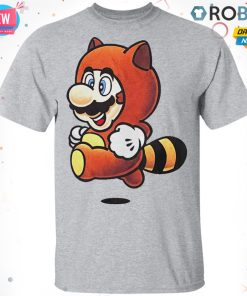 Tanooki Mario Super Mario Bros T-shirt – Hoodie – Ls