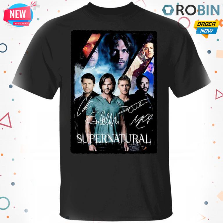The Supernatural Movie Signature T-shirt – Hoodie – Ls