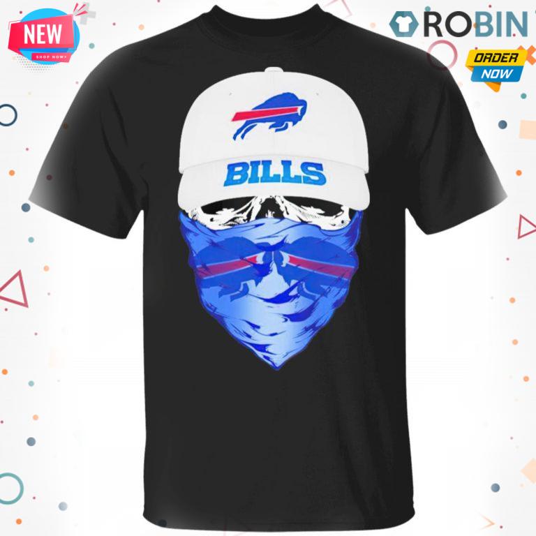 Skull face mask Buffalo Bills T-shirt – Hoodie – Ls