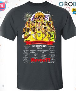 Los Angeles Lakers Western Conference Champions 2020 Signatures T-shirt – Hoodie – Ls