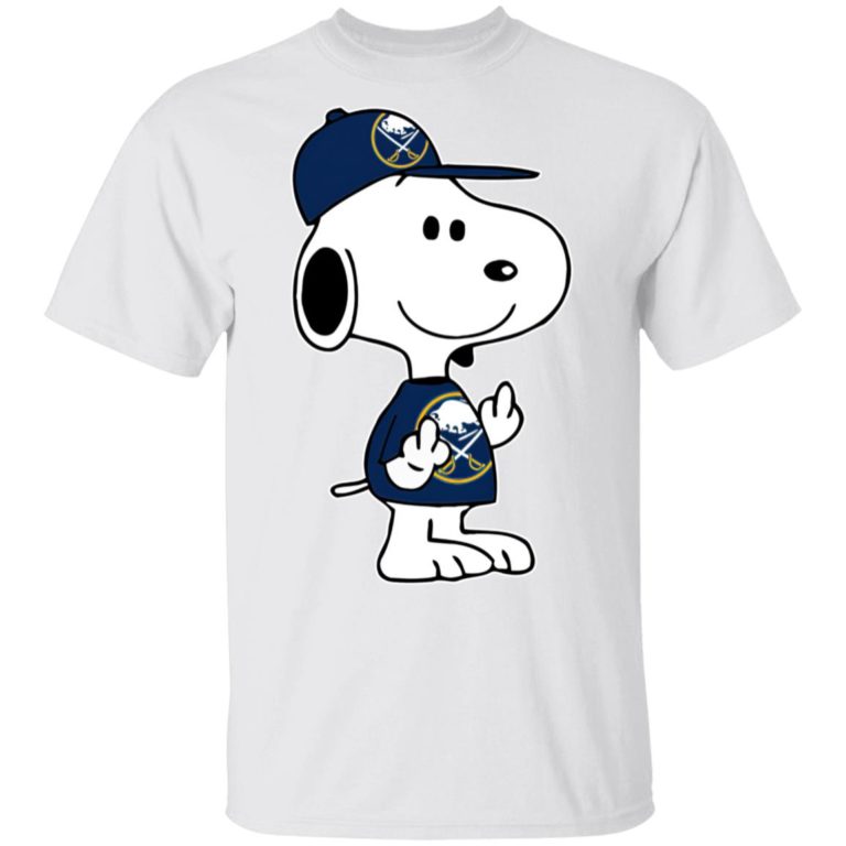 Snoopy Buffalo Sabres NHL Double Middle Fingers Fck You T Shirt, Sweatshirt, Hoodie