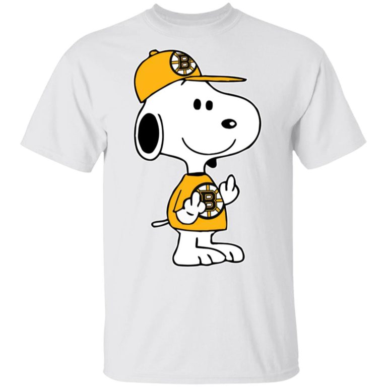 Snoopy Boston Bruins NHL Double Middle Fingers Fck You T Shirt, Sweatshirt, Hoodie