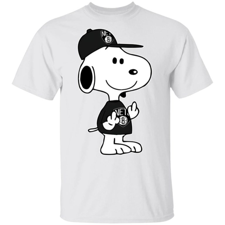 Snoopy Brooklyn Nets NBA Double Middle Fingers Fck You T Shirt, Sweatshirt, Hoodie