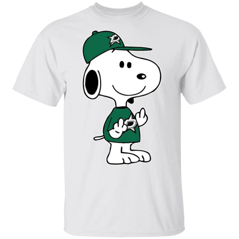 Snoopy Dallas Stars NHL Double Middle Fingers Fck You T Shirt, Sweatshirt, Hoodie