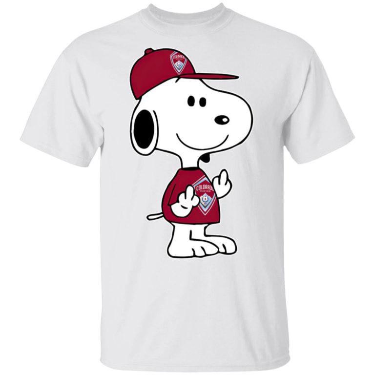 Snoopy Colorado Rapids MLS Double Middle Fingers Fck You T Shirt, Sweatshirt, Hoodie