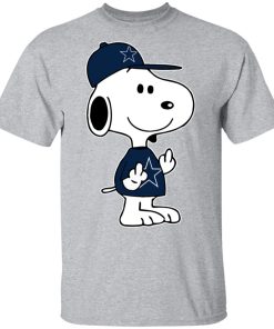 Snoopy Dallas Cowboys NFL Double Middle Fingers Fck You T Shirt, Sweatshirt, Hoodie