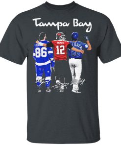 Tampa Bay Lightning Buccaneers Rays Nikita Kucherov Brady and Arozarena signatures shirt Tampa Bay Lightning Buccaneers Rays Nikita Kucherov Brady and Arozarena signatures shirt