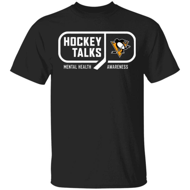 Hockey Talks Mental Health Awareness Pittsburgh T-Shirt, Hoodie
