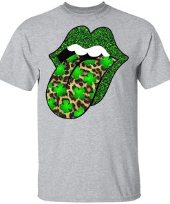 Green glitter lips leopard Rolling Stones cute Saint Patrick's Day T-Shirt, Hoodie Green glitter lips leopard Rolling Stones cute Saint Patrick's Day T-Shirt, Hoodie