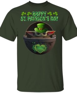 Happy St Patrick's Day Baby Yoda The Child T-Shirt, Hoodie